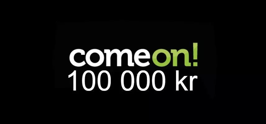 Dela på 100 000 kr på ComeOn