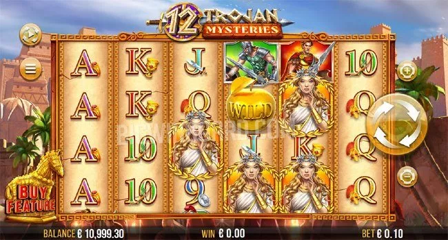 12 Trojan Mysteries online slot från Yggdrasil