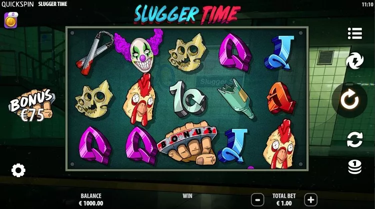 Slugger Time är en spelautomat från Quickspin.