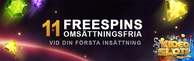 Free spins på Videoslots Casino.