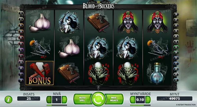 Blood Suckers spelautomat från NetEnt