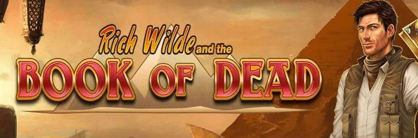 Book of dead slot banner