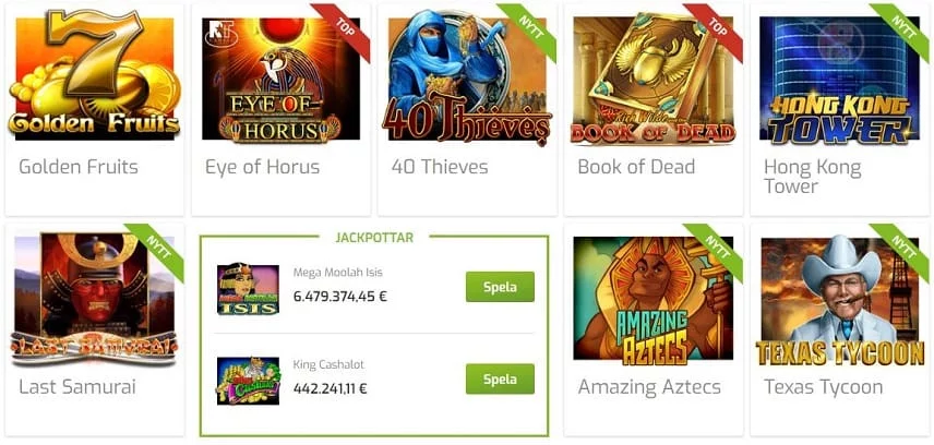 Lapalingo online casino spel