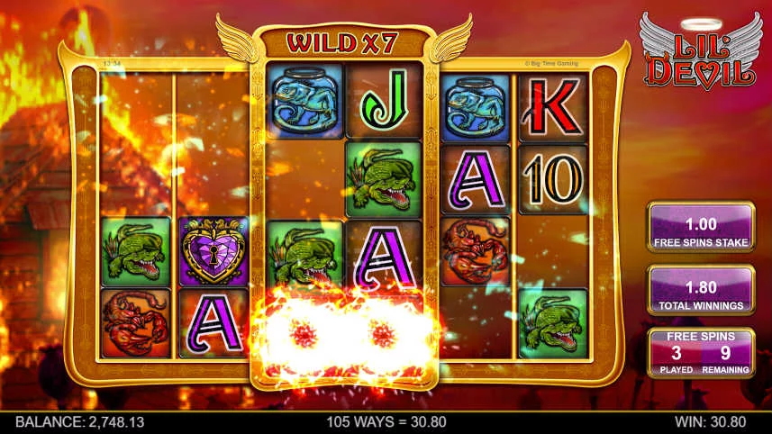 bonusspel i lil devil casino slot