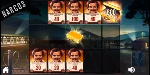 Narcos spelautomat funktion