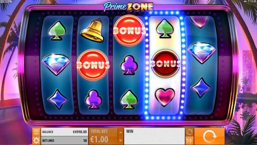 Bonussymboler i online slot Prime Zone