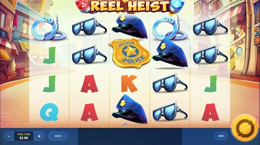 Spelfältet i Reel Heist