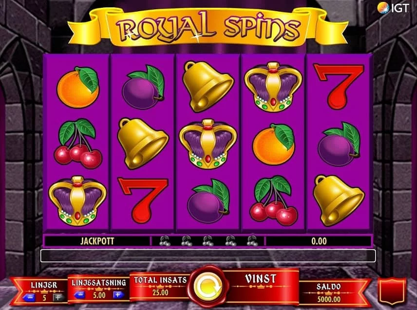 Royal Spins är ett klassiskt spel