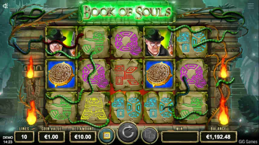 Book of souls spelautomat