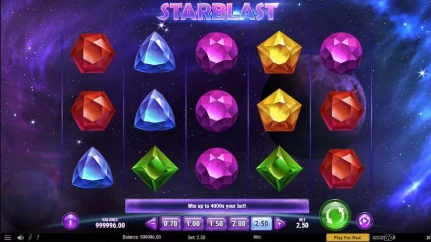 Starblast casino slot hjul