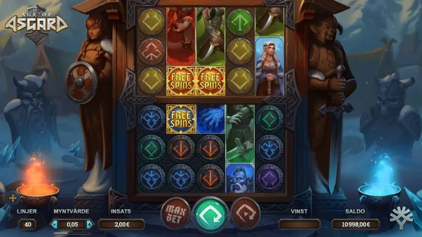 Age of Asgard är en online slot från Yggdrasil