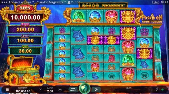 Ancient Fortunes: Poseidon Megaways är en spelautomat från Triple Edge Studios.