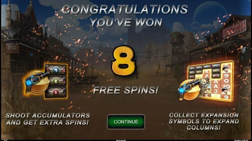 Freespins i casinospelet Big Bounty Bill