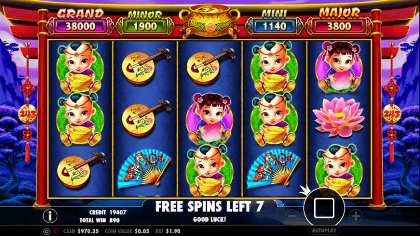Freespins i Caishens Gold 