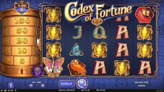 Codex of fortune casinospel från netent