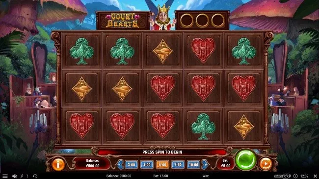 Court of Hearts online slot från Play'n GO