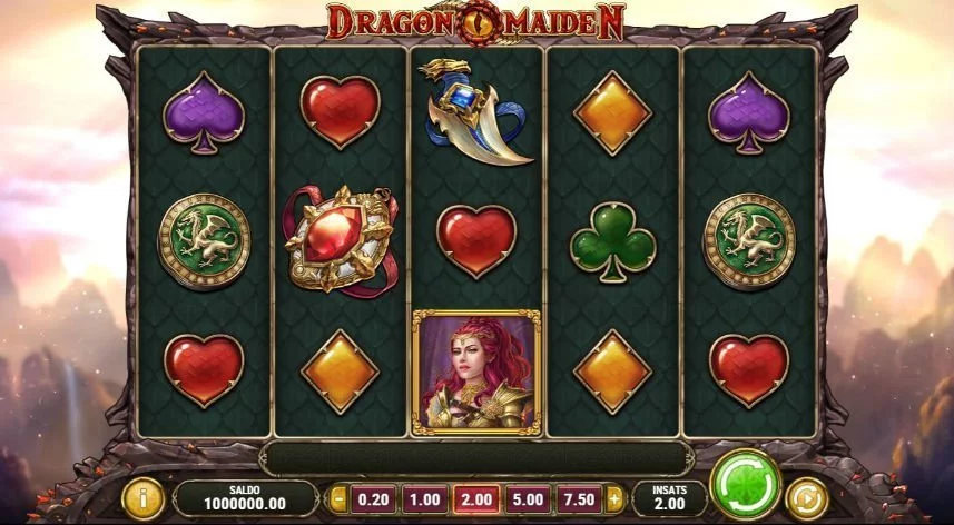 Dragon maiden casino spel
