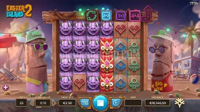 Easter Island 2 casinospel från Yggdrasil