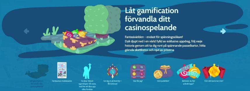 Fantasino Casino - Upp till 4000 kr + 50 freespins