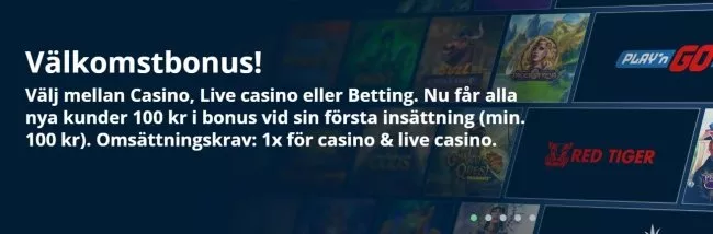 Hajper Casinos bonus