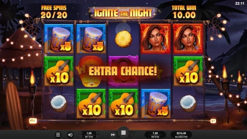 casinospelet Ignite the Night från spelutvecklaren Relax Gaming