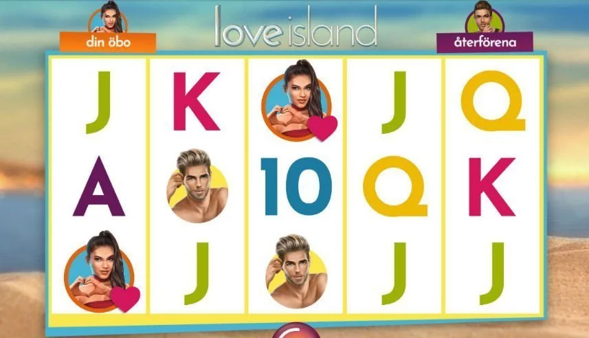 Symboler i Love Island slot