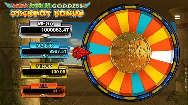 Mega Moolah Goddess online slot med jackpott