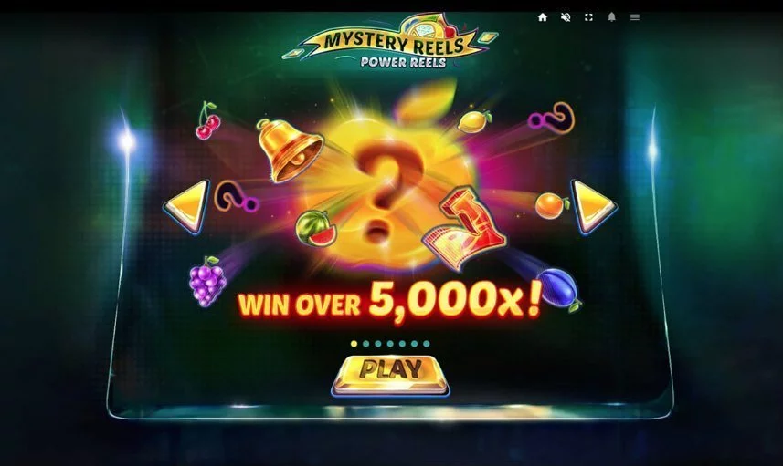 Om du har mycket tur kan du vinna upp till 5000x din insats i casinospelet Mystery Reels Power Reels