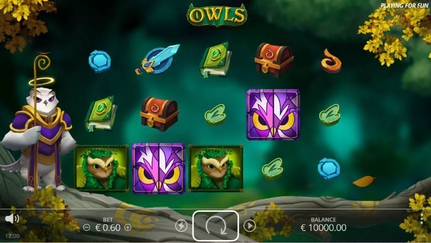 Owls slot symboler