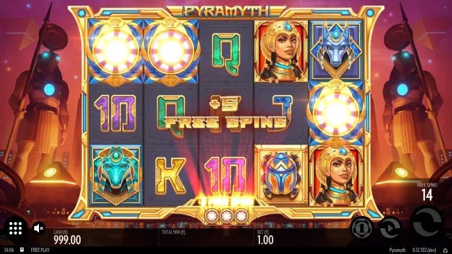 Pyramyth online slot från Thunderkick