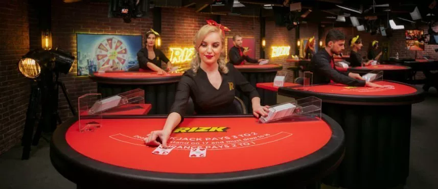 rizk live casino dealer