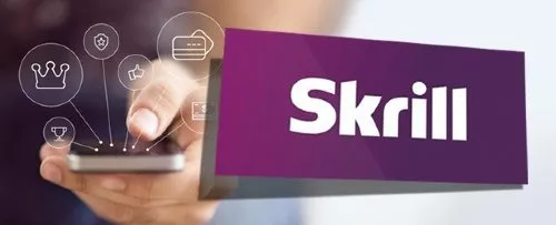 Skrill på mobiltelefon