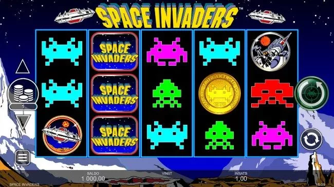Space Invaders är en spelautotomat från Inspired Gaming.