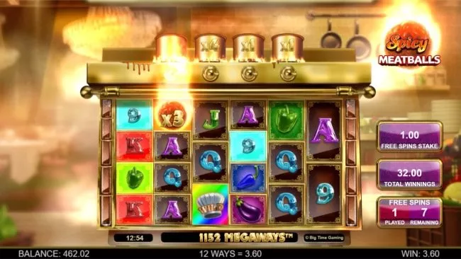 Spicy Meatballs Megaways online slot från Big Time Gaming