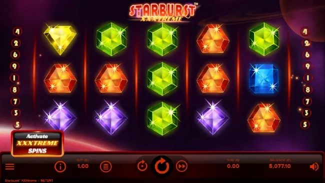 Starburst XXXtreme online slot från NetEnt