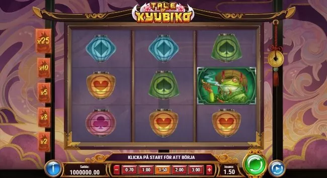 Tale of Kyubiko är en spelautomat utvecklad av svenska/maltesiska spelutvecklaren Play'n GO.