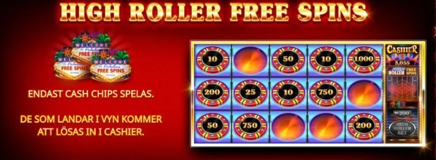 vegas high roller freespins