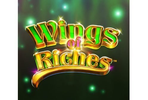 Logotyp tillhörande NetEnts casinospel Wings of Riches.