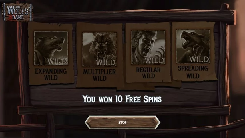 free spins i casinospelet The Wolfs Bane